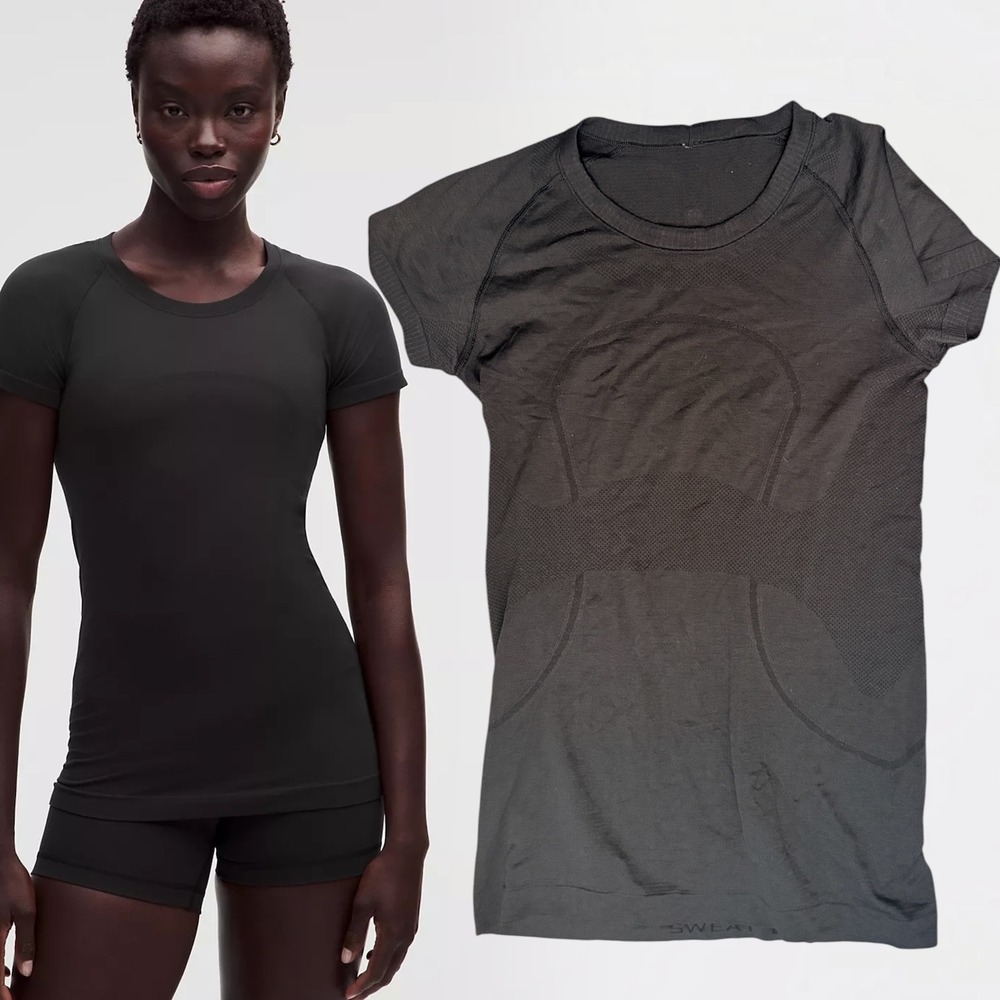 Lululemon Swiftly Tech Short Sleeve 2.0 Slim Fit Black Medium